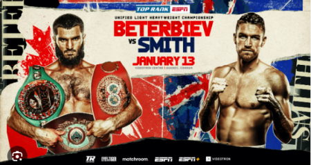 Arthur BETERBYEV remet en jeu ses ceintures face à Callum SMITH ! 